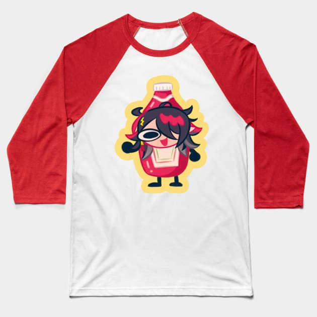 Ketchup Vox Baseball T-Shirt by OkiComa